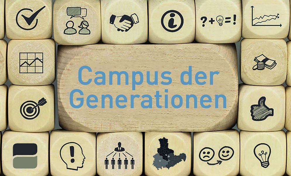 Ideen gesucht: Der „Campus der Generationen“ bezieht alle Altersgruppen der Deutschen Rentenversicherung Mitteldeutschland ein.