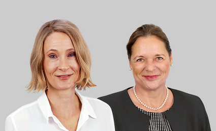 Führungskräfte im Hauptberuf und Ehrenamt:
Michaela Hofmann (links), Petra Melzer.